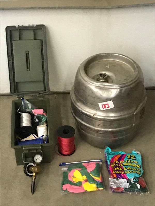 lot 183 image: Lot Of Aluminum Keg (Empty), Party...