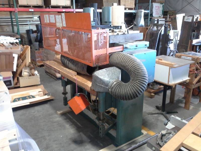 lot 3004 image: Cemco Multi-Head 6-Hole Boring Machine