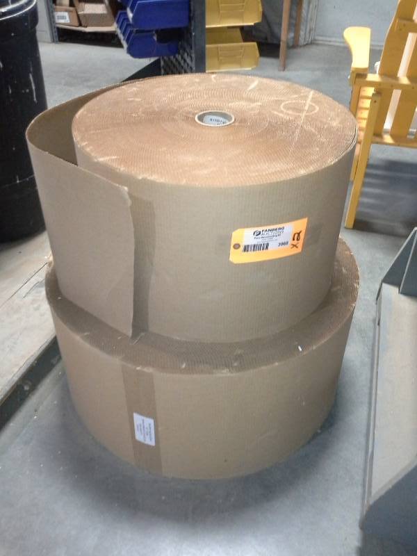 lot 3068 image: Pair of Cardboard Rolls