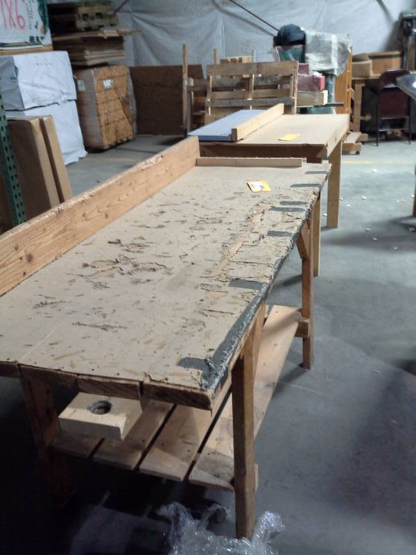 lot 3073 image: Pair of Workbenches