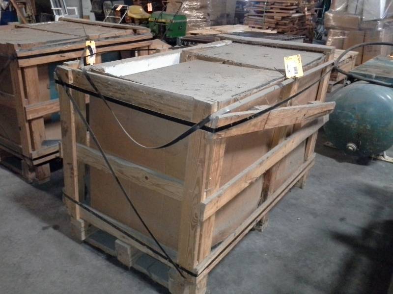 lot 3229 image: Crate of Tempered Glass