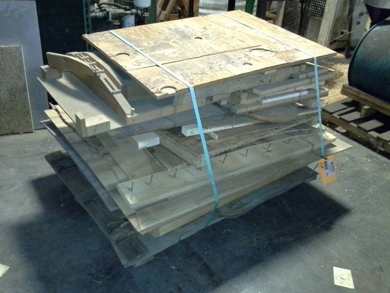 lot 3234 image: Pallet of Wood Jigs and Misc.