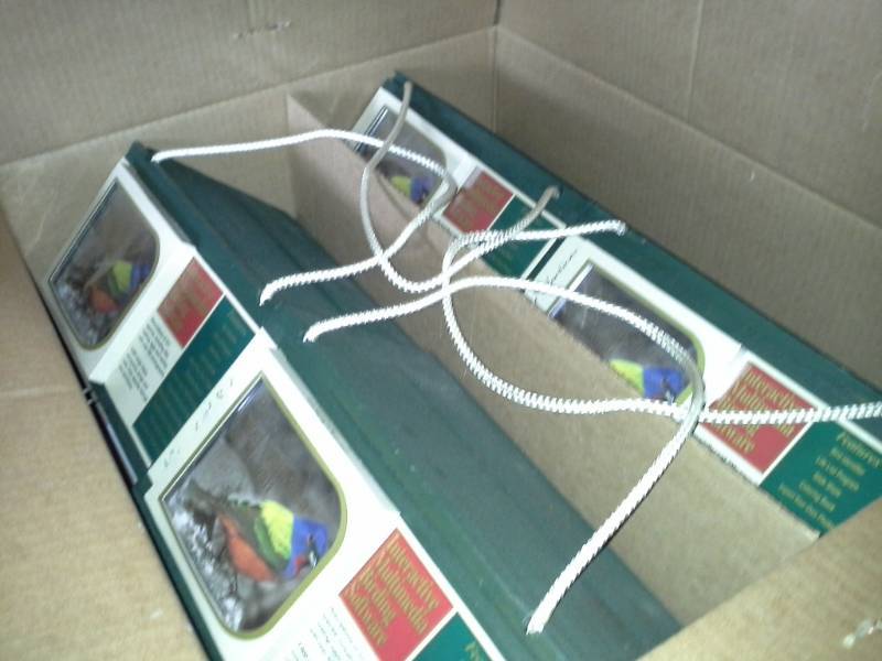 lot 3325 image: 4 Single Birdhouses with Multimedia CD
