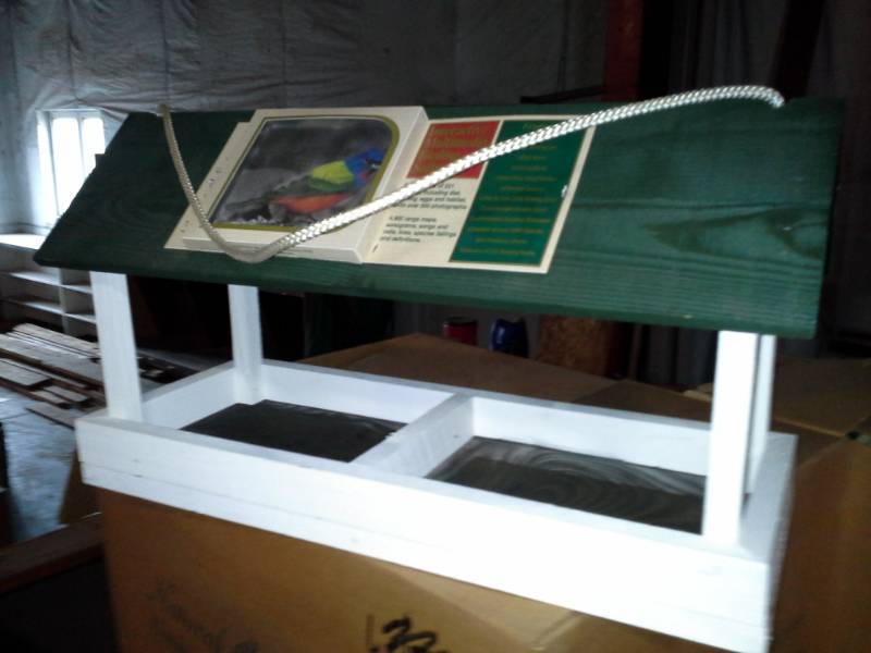 lot 3350 image: 2 Doublewide Birdhouses with Multimedia CD