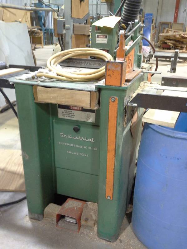 lot 3403 image: 18in. Industrial Woodworking Machine Co. Chop Saw