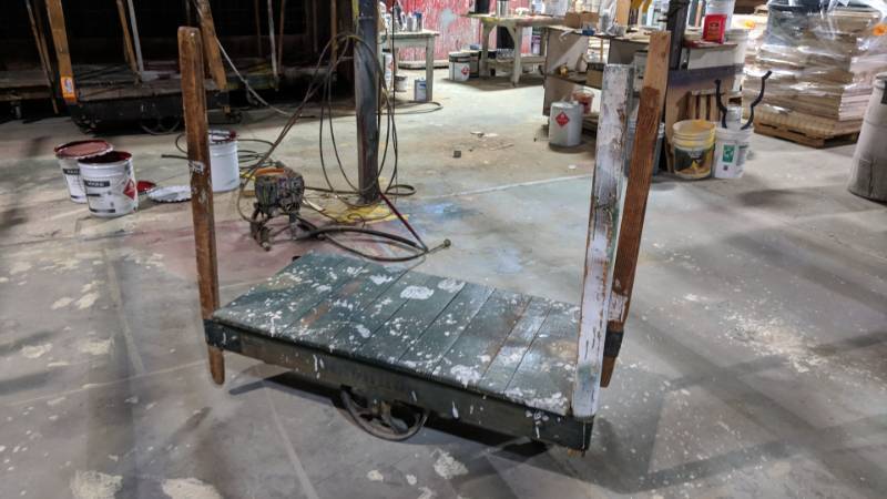 lot 3030 image: Hamilton Brand Railroad Cart