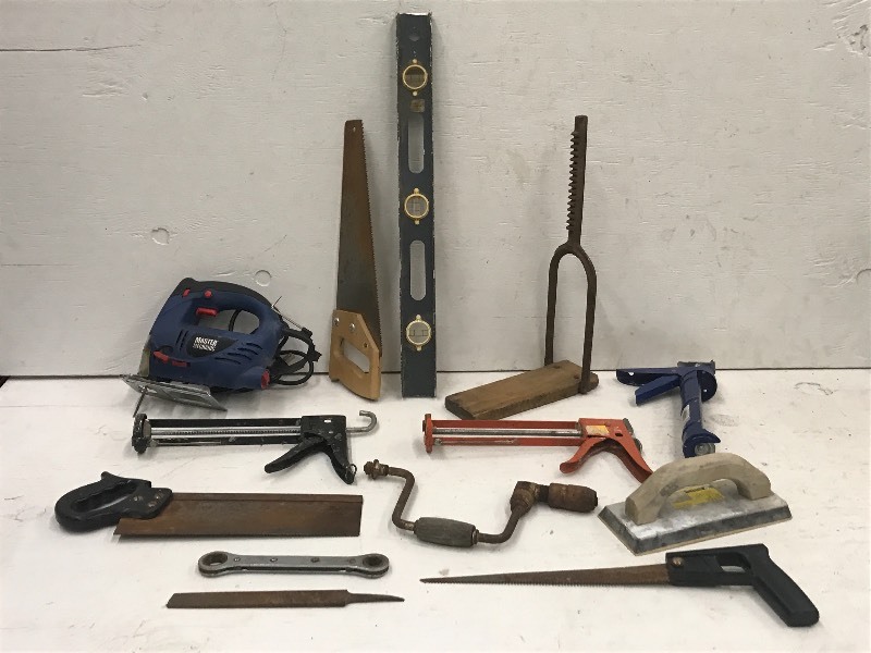 lot 38 image: Box Of Assorted Hand Tools, Hand S...
