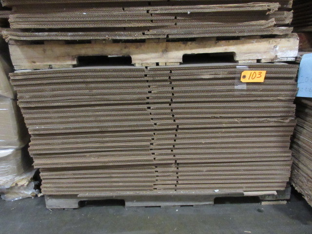 lot 103 image: MILITARY GRADE TRI-WALL BOXES