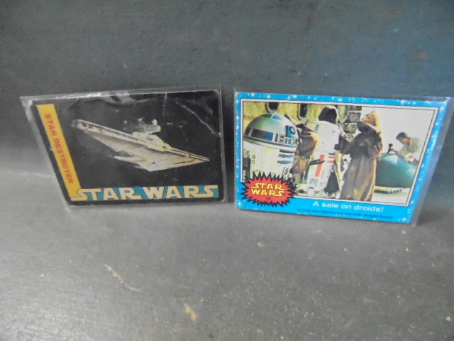 lot 35 image: Welcome Back Kotter Collectible Cards #1-53, Star Wars and Battlestar Galactica Cards