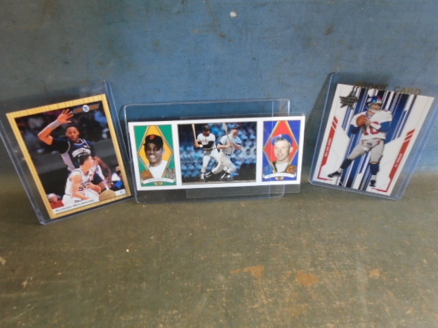 lot 41 image: Assorted Cards, Alonzo Mourning, Eli Manning, Mickey Mantle and Willie Mays