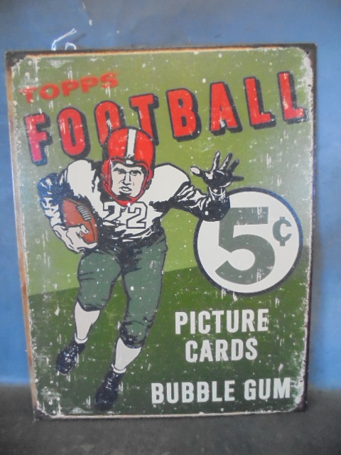 lot 56 image: Topps Football Sign
