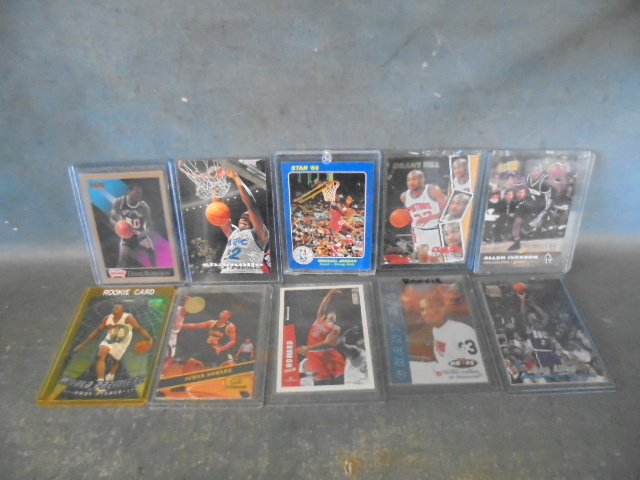 lot 63 image: NBA Star Rookie cards with Michael Jordan, David Robinson and More