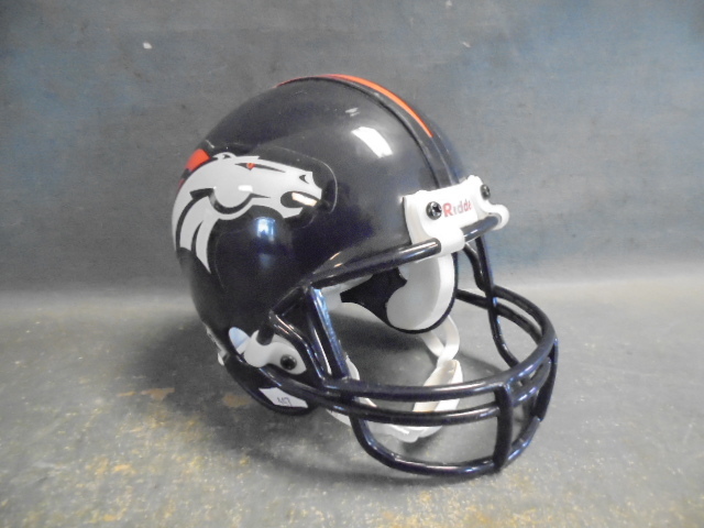 lot 74 image: Miniature Broncos Helmet Replica
