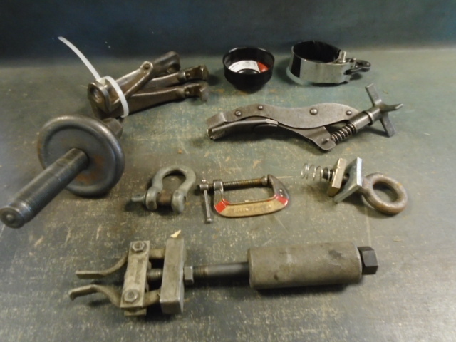 lot 107 image: Puller, Clamps and More