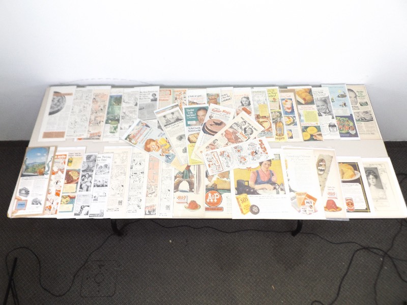 lot 18 image: Bagged and Boarded Vintage Magazine Food Ads