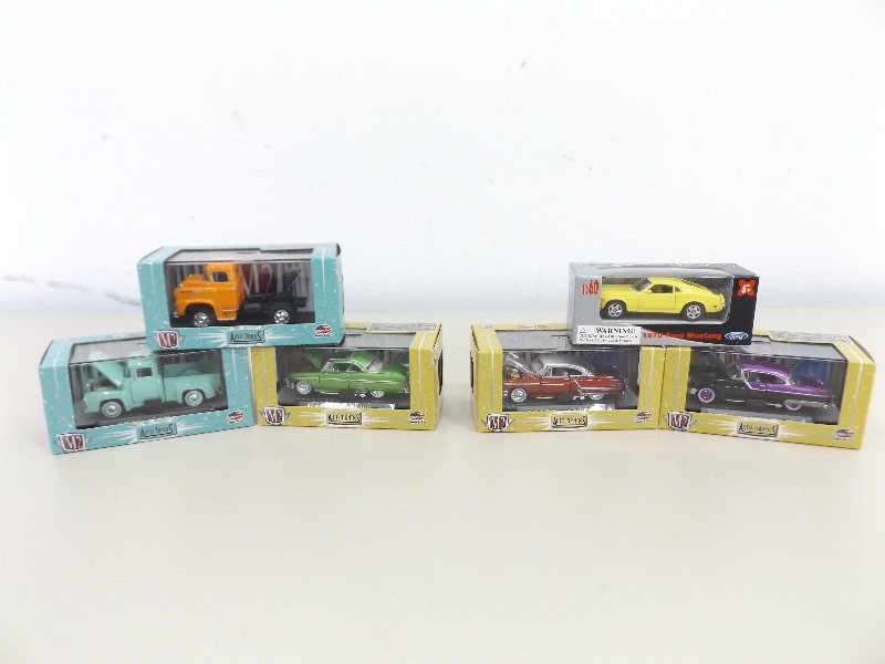 lot 39 image: 6 New in Box Castline M2 Machines 164 Scale Die Cast Cars