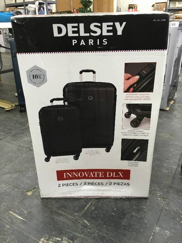 lot 311 image: Delsey 2Pc Hardside Luggage Set, Retail $149.99