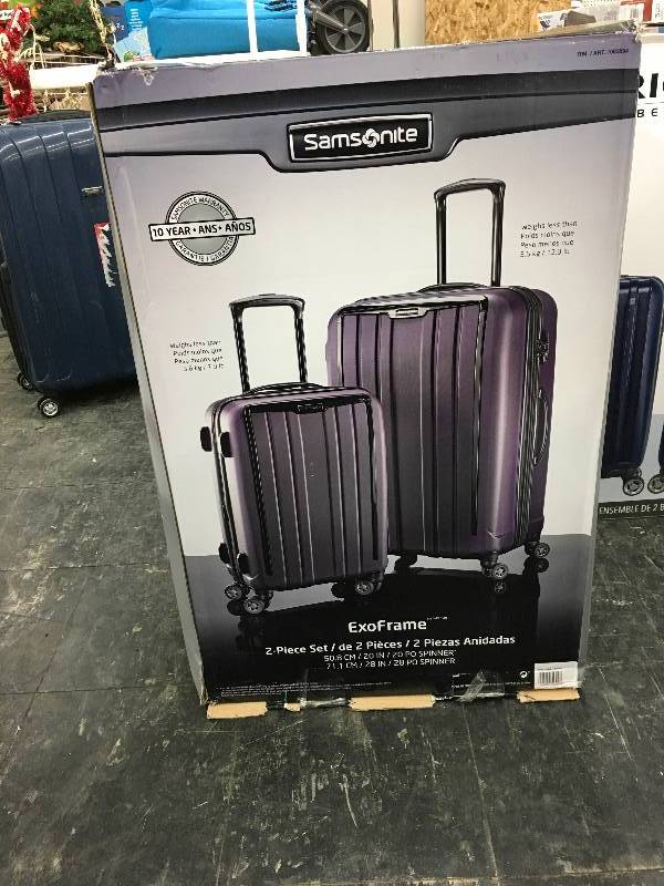 lot 312 image: Samsonite Exo Hardside Luggage, Retail $159.99