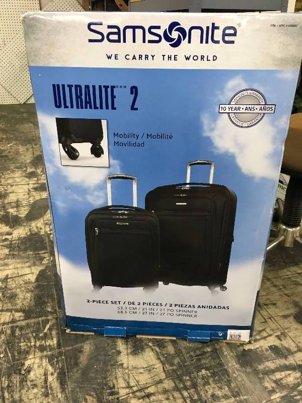 lot 315 image: Samsonite Ultra Lite 2.0 Luggage, Retail $159.99