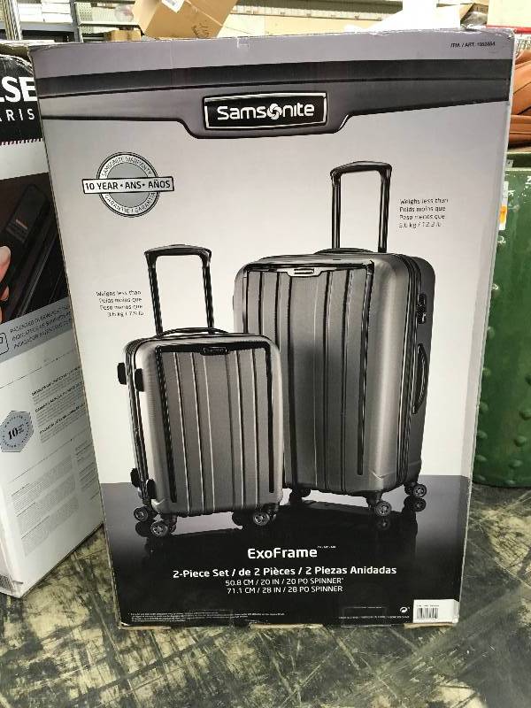 lot 317 image: Samsonite Exo Hardside Luggage, Retail $159.99