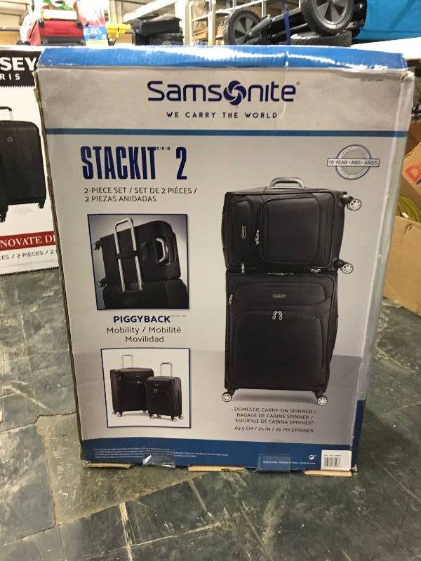lot 318 image: Samsonite Stackit 2.0 SS Luggage, Retail $159.99