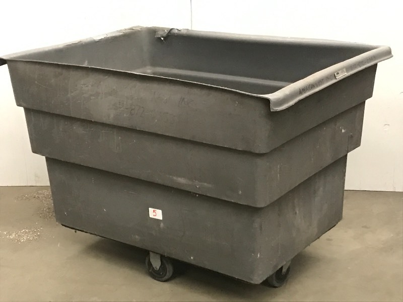 lot 5 image: Commercial Dumpster Cart  Bin