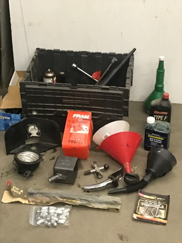 lot 51 image: Automotive & Shop Supplies, Trailer Towing Supplies, Etc