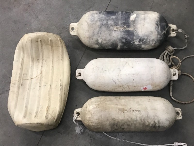 lot 66 image: (4) Marine Bumper Buoys