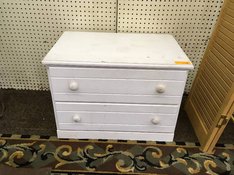 Small Two Drawer Night Stand or Side Table