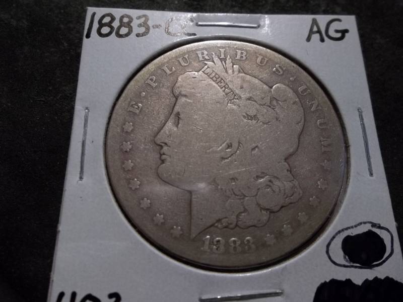 1883 CC Morgan Silver Dollar