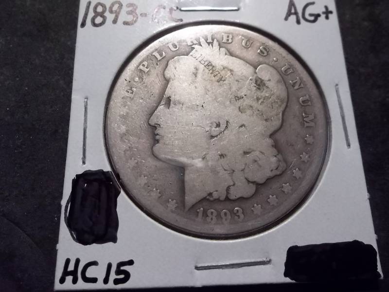 1893 CC Morgan Silver Dollar