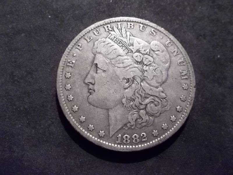 1882 O Morgan Silver Dollar