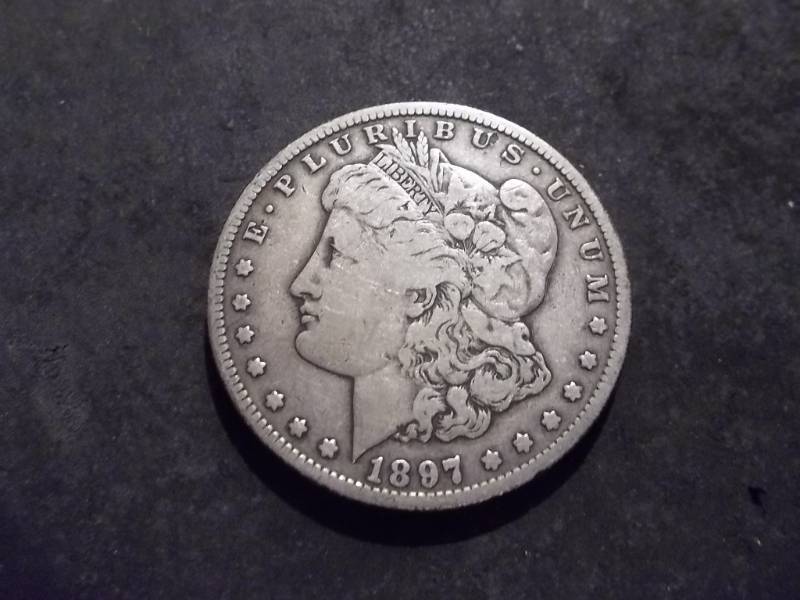 1897 S Morgan Silver Dollar