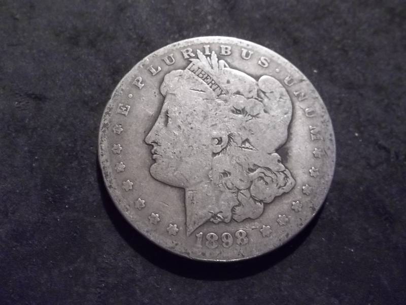 1898 S Morgan Silver Dollar