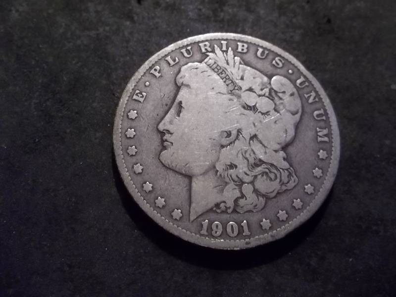 1901 O Morgan Silver Dollar