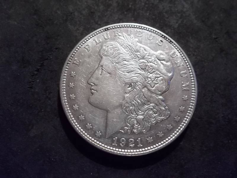 1921 D Morgan Silver Dollar