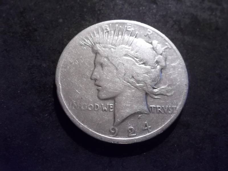 1924 Peace Silver Dollar