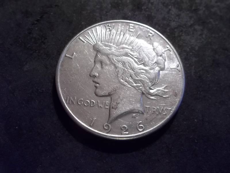 1926 S Silver Peace Dollar