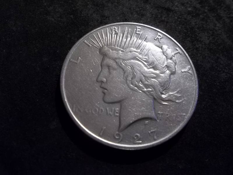 1927 D Peace Silver Dollar
