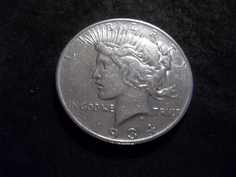 1934 D Silver Peace Dollar