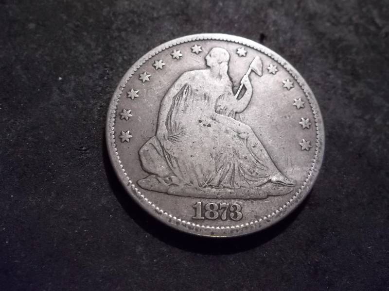 1873 Seated Liberty Half Dollar