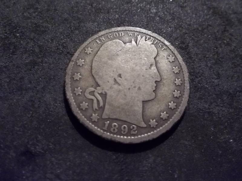 1892 Barber Quarter