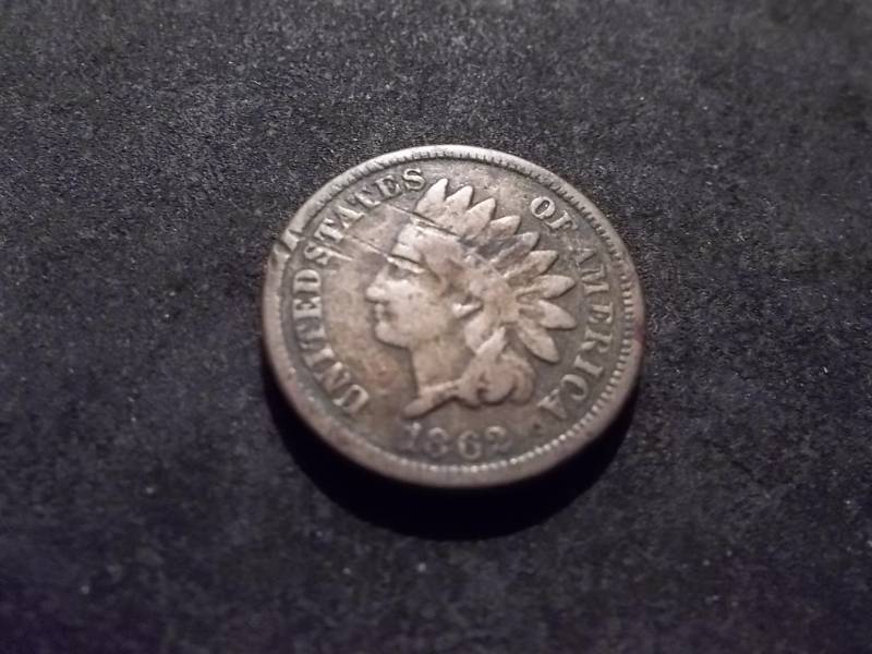 1862 Indian Head Cent