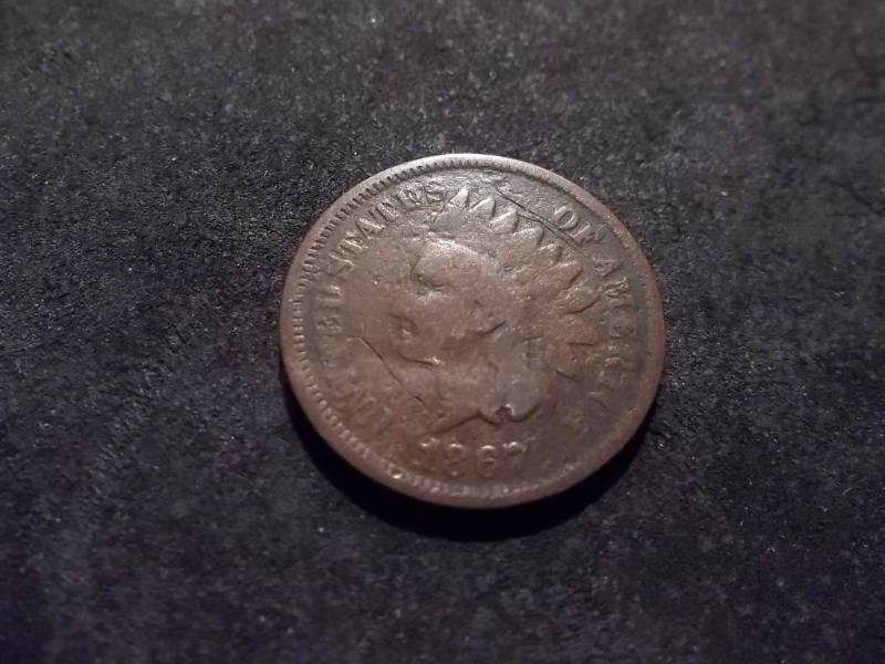 1867 Indian Head Cent
