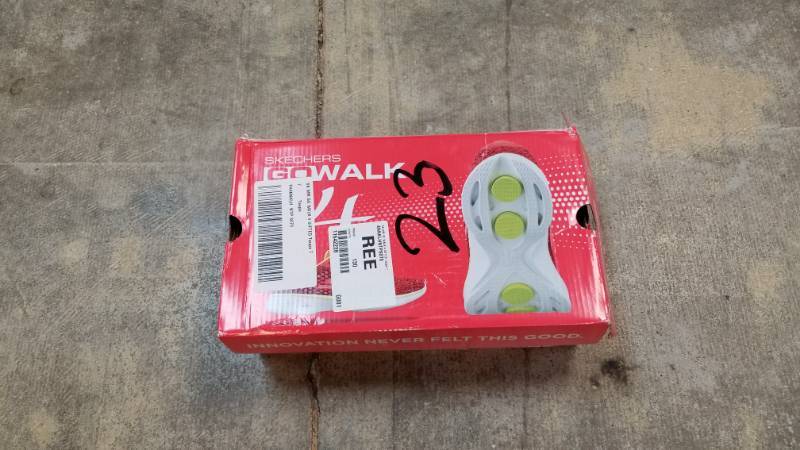 lot 23 image: Skechers Womens GOwalk 4 Gifted Slip-On Walking Shoe - Taupe 7