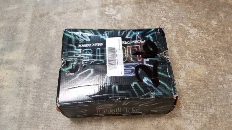 lot 26 image: Skechers Kids S Lights Hypno Flash 2.0 Light-Up Sneaker - Blue-Lime 1