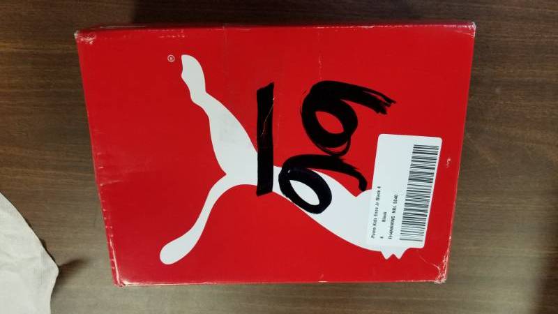 lot 66 image: PUMA Kids Enzo Junior Running Shoe - Black 4