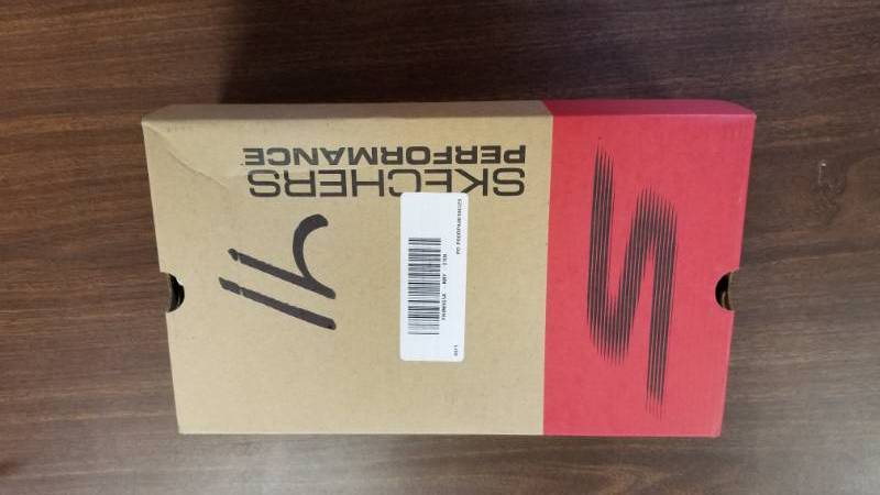 lot 71 image: Skechers Womens GOwalk Joy Slip-On Shoe - Black-Gray 10