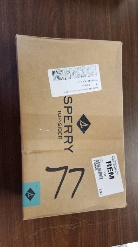 lot 77 image: Sperry Womens Seacoast Canvas Sneaker - Charcoal 11