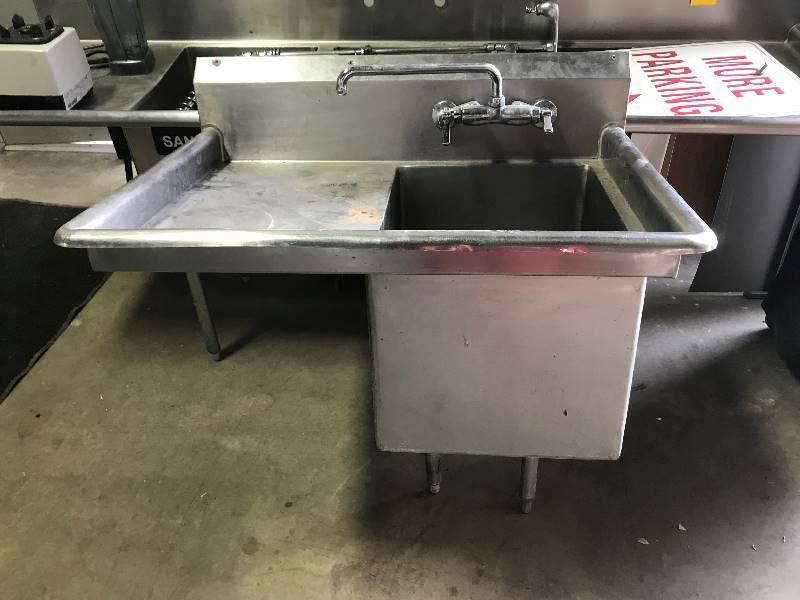 Single Compartment Prep Sink